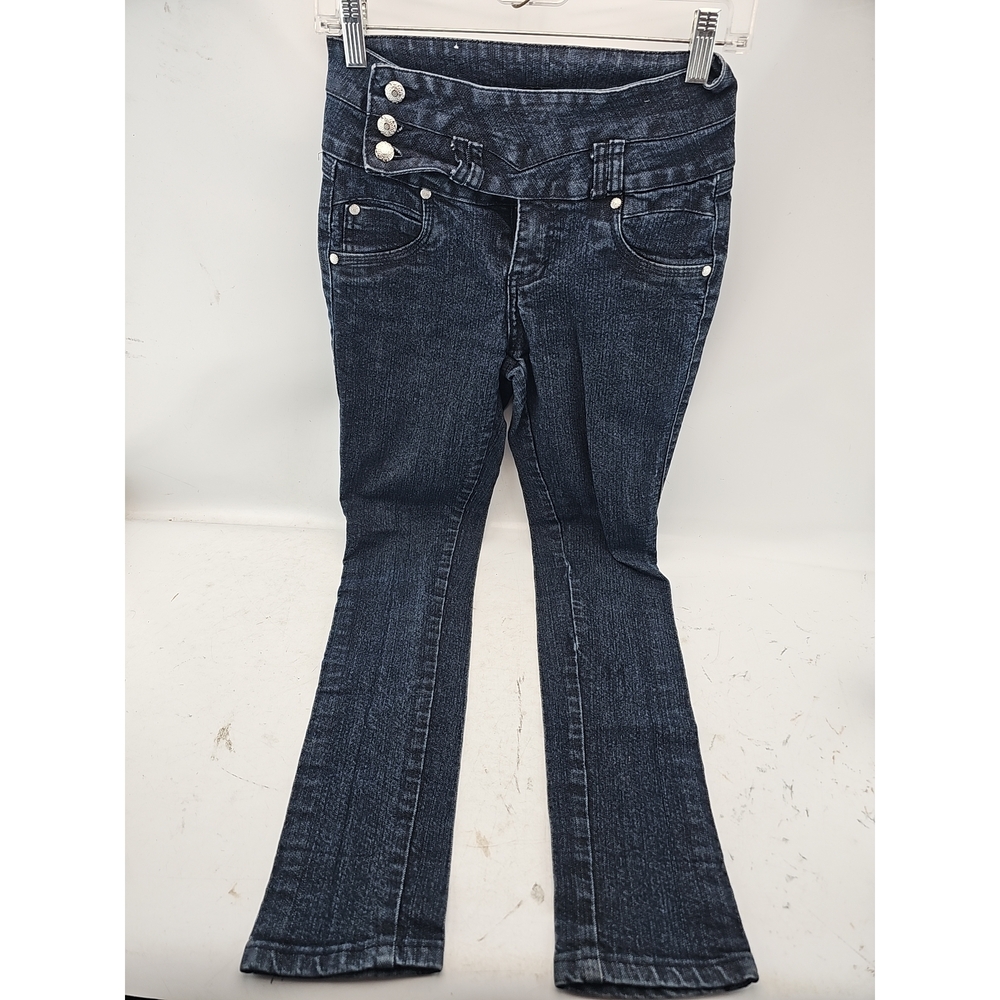 Pasion Dark Wash High-Waisted Skinny Jeans